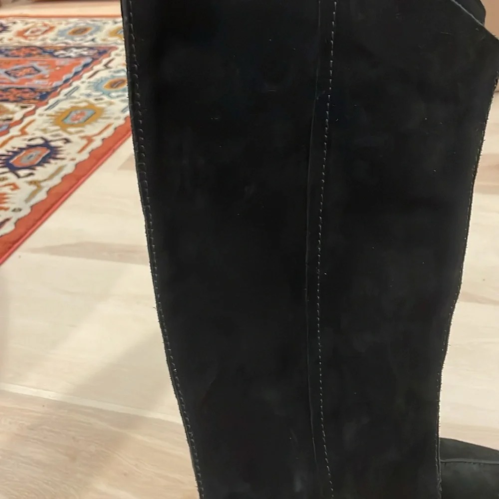 Free People Sway black genuine suede Low western inspired boots new 39 - Picture 11 of 12